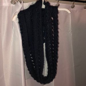 navy blue infiniti scarf